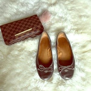 Coach Florabelle Flats in Black - 8.5